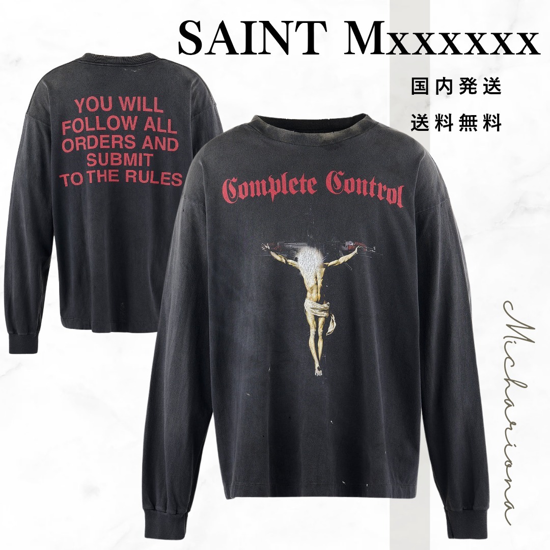 SAINT Mxxxxxx × Kosuke Kawamura ロンT COMPLETE CONTRL