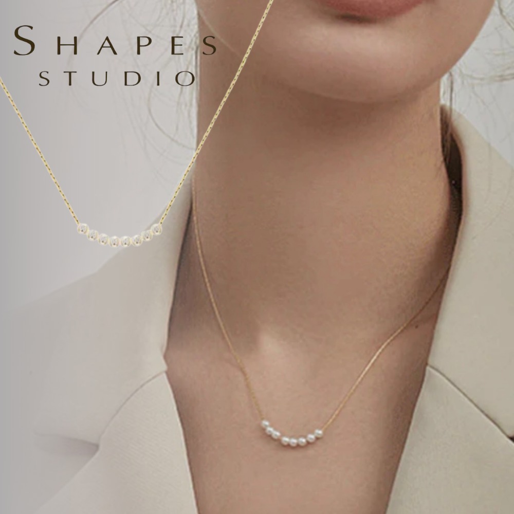 [Shapes Studio] ミニ淡水真珠ネックレス パール 関税込み