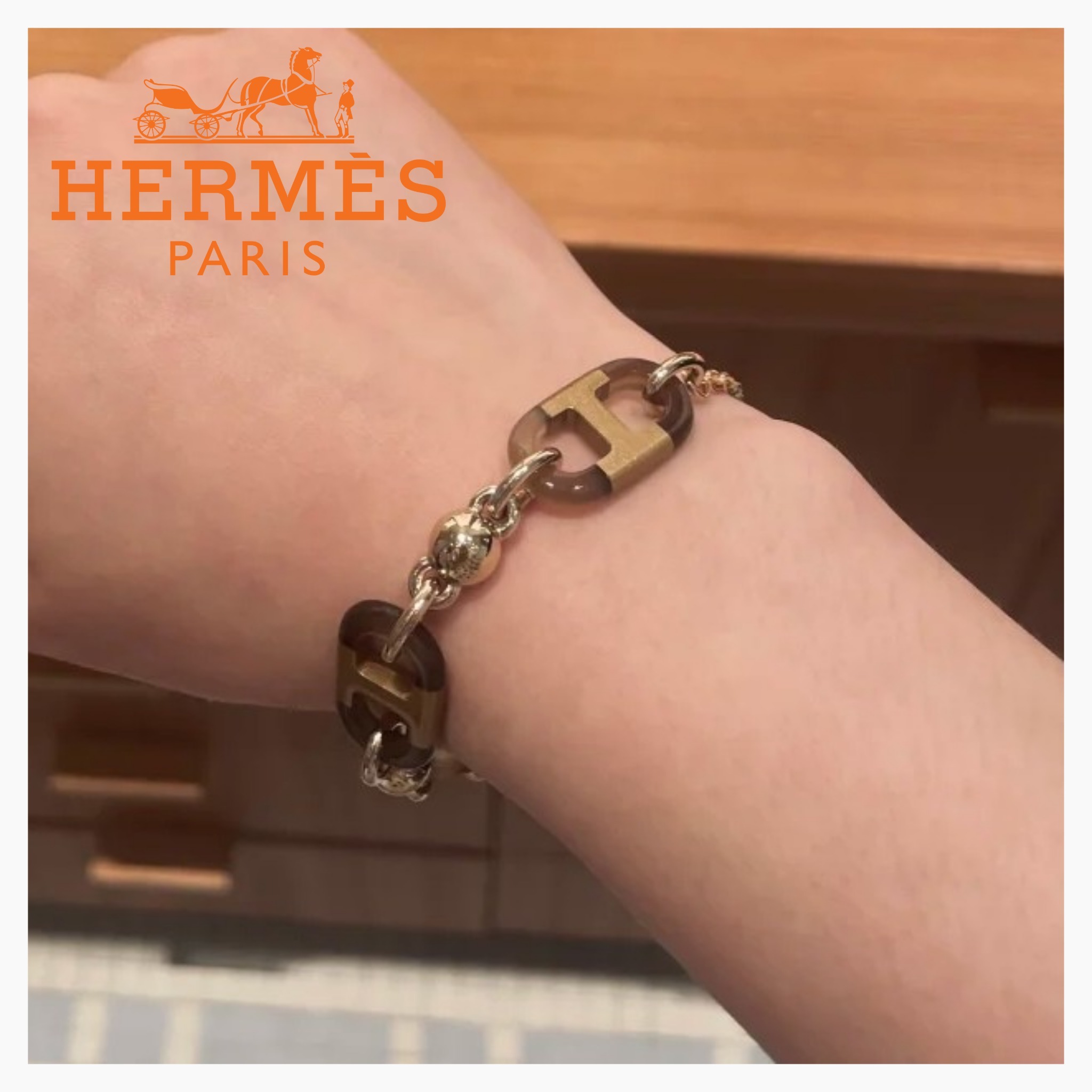 【HERMES 】エルメス シュルメールブレスレットスモールモデル