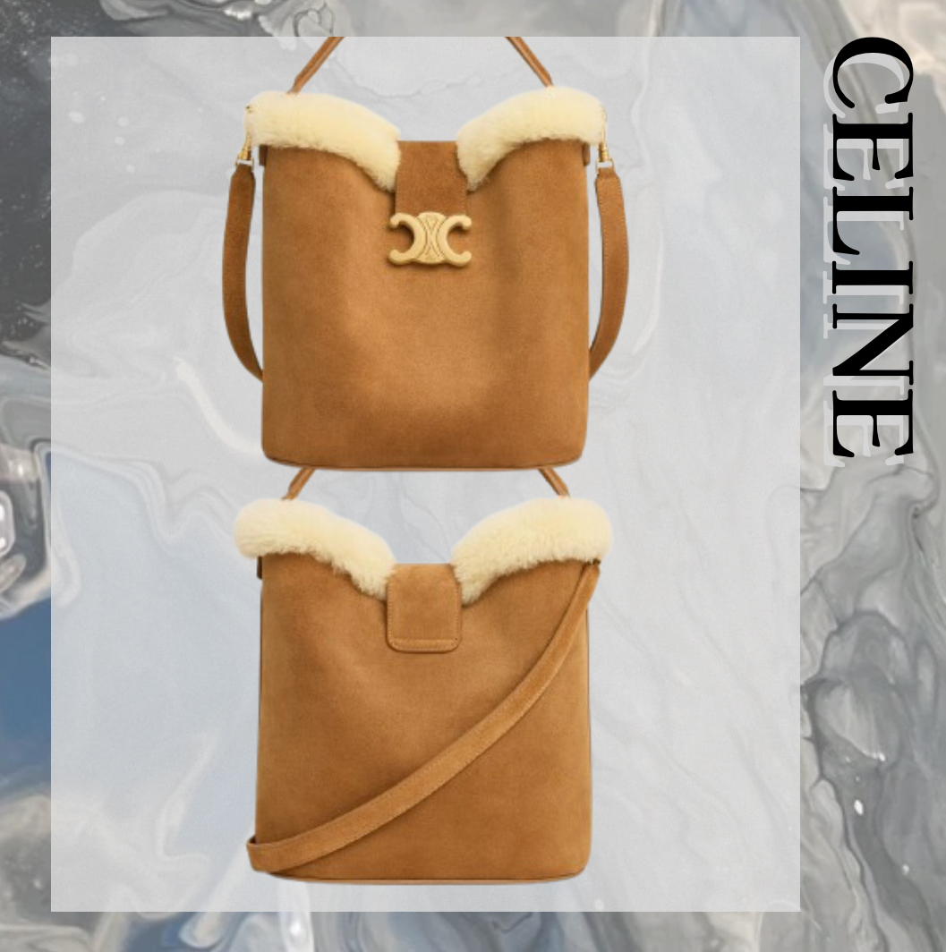 CELINE ミディアム ルイーズ スエード バッグ【注目商品】★