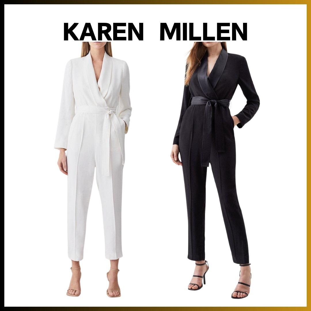Karen Millen：長袖オールインワン