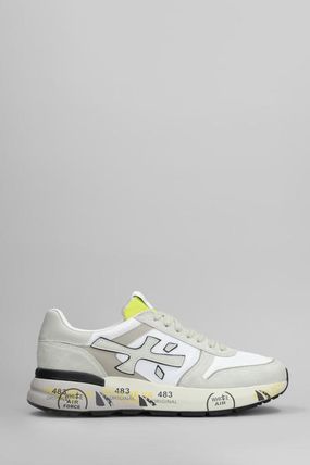 スニーカー PREMIATA Men Sneakers NOUS VAR 7228 White Premiata Quinn Low Sneakers Leather White QUINN-5998