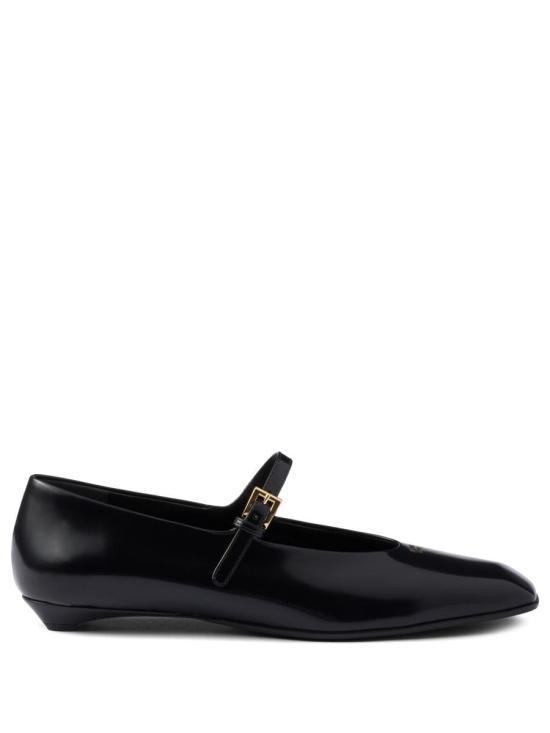 フラットシューズ PRADA Women Laced up Shoes 1F826NF015055 F0002 NERO Black