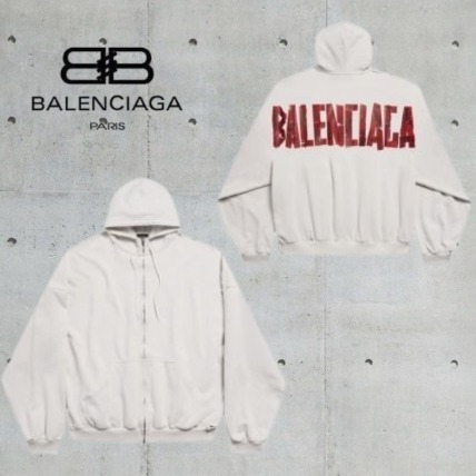 ［25ss新作］BALENCIAGA プジップアップフーディー