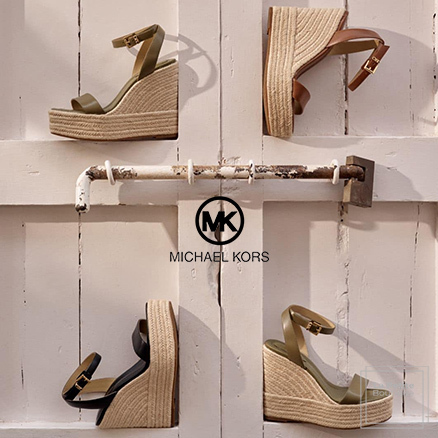 【MICHAEL KORS】エスパドリーユ☆Leighton☆ウェッジサンダル