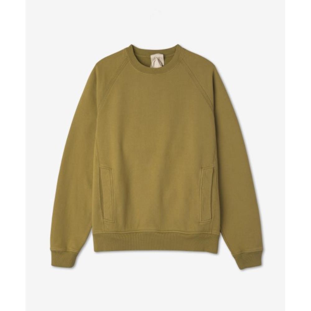 Tシャツ・カットソー Ten-C Garment Dyed Cotton Jersey Pocket Man to Man Yellow 2