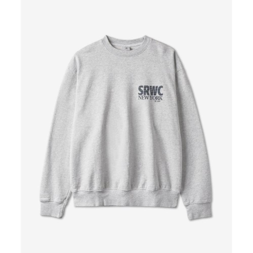 スウェット・トレーナー Sporty & Rich Logo Print Man to Man Gray CR852HG CR852HGSS23