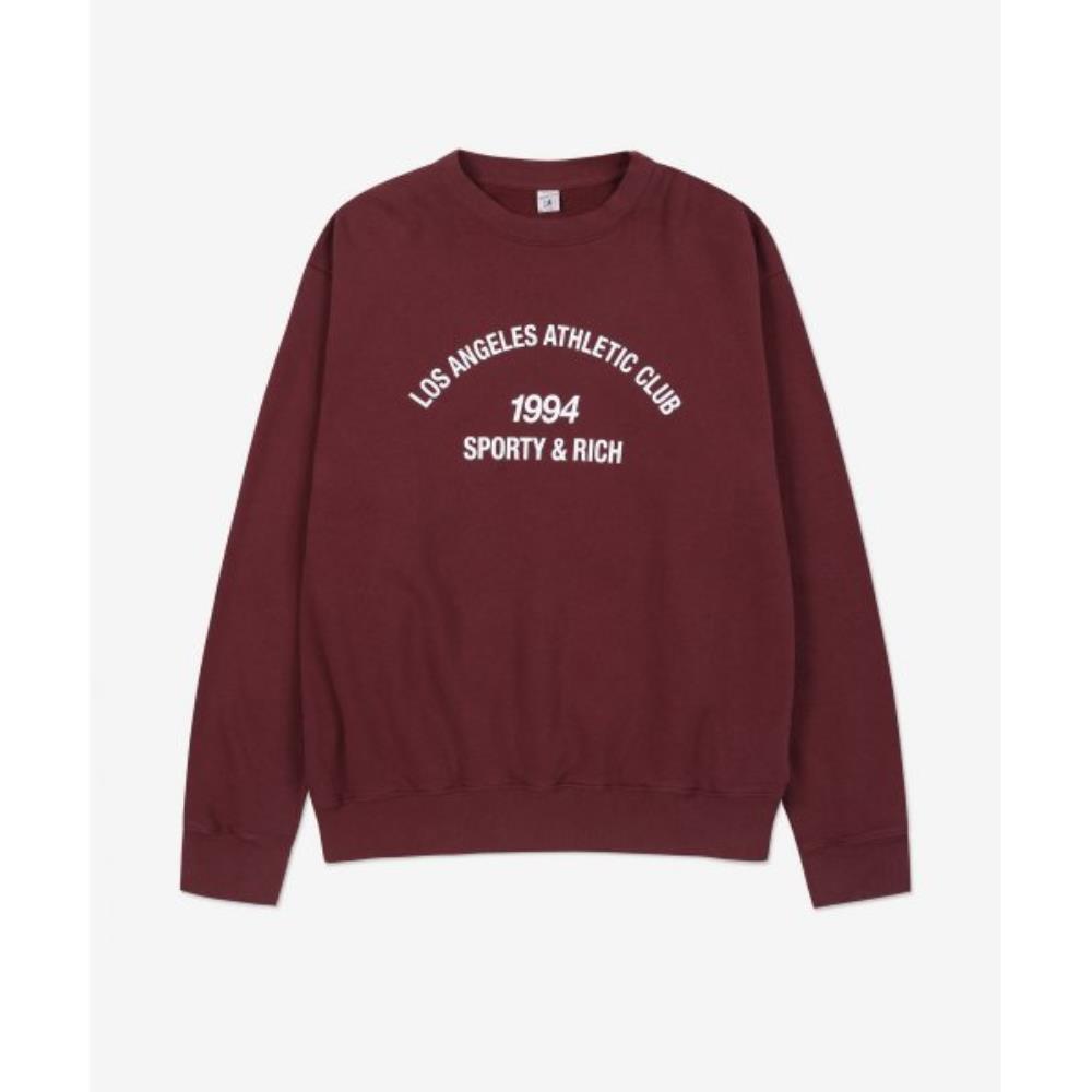 スウェット・トレーナー Sporty & Rich La Athletic Club Sweatshirt Mellot White CR676