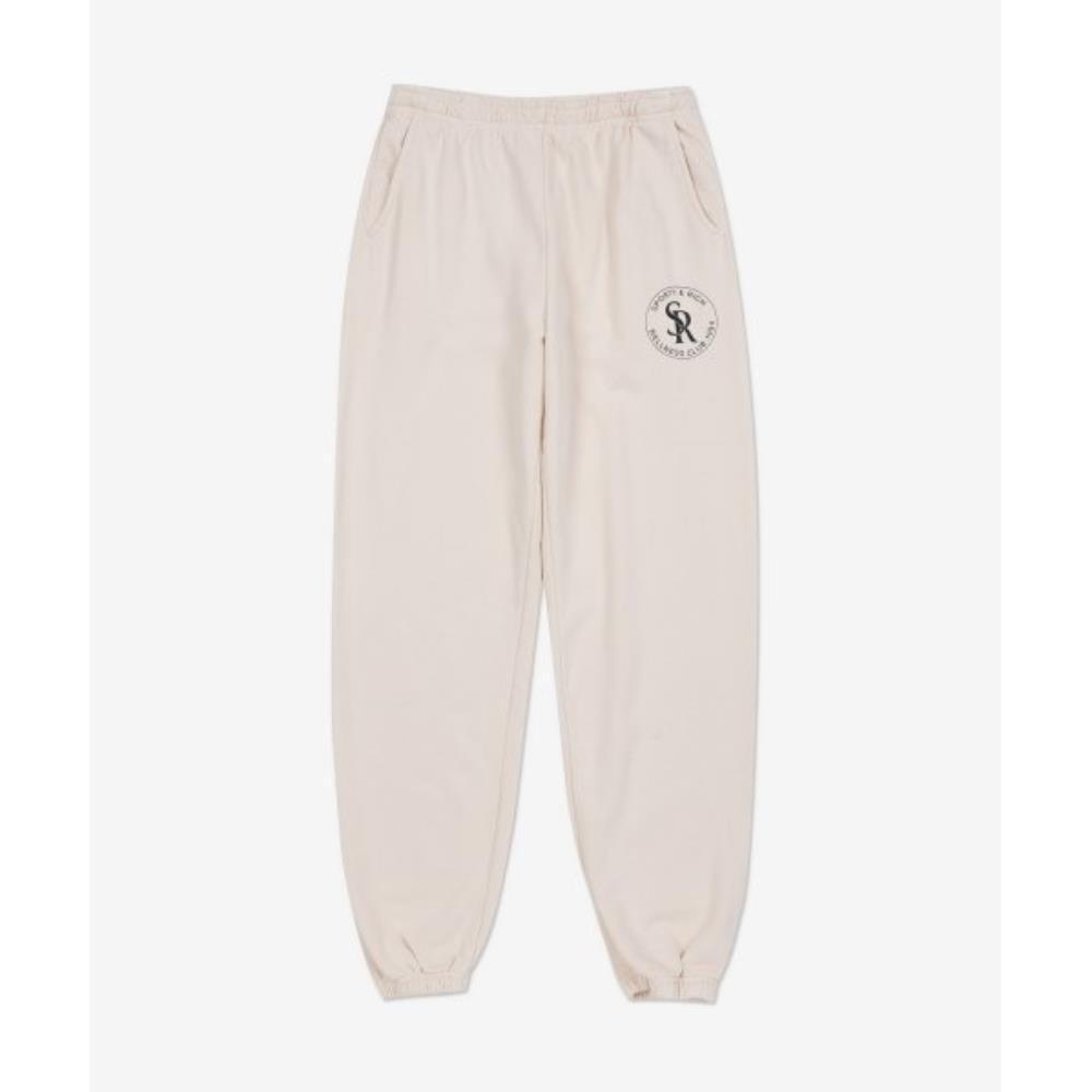 ボトムスその他 Sporty & Rich Logo Jogger Pants Cream SW671CR SW671CRFW22