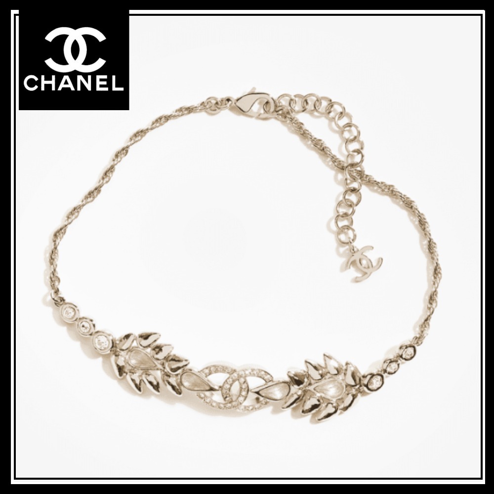 ＊上品で華やか♪＊【CHANEL】ネックレス 羽モチーフ CCロゴ