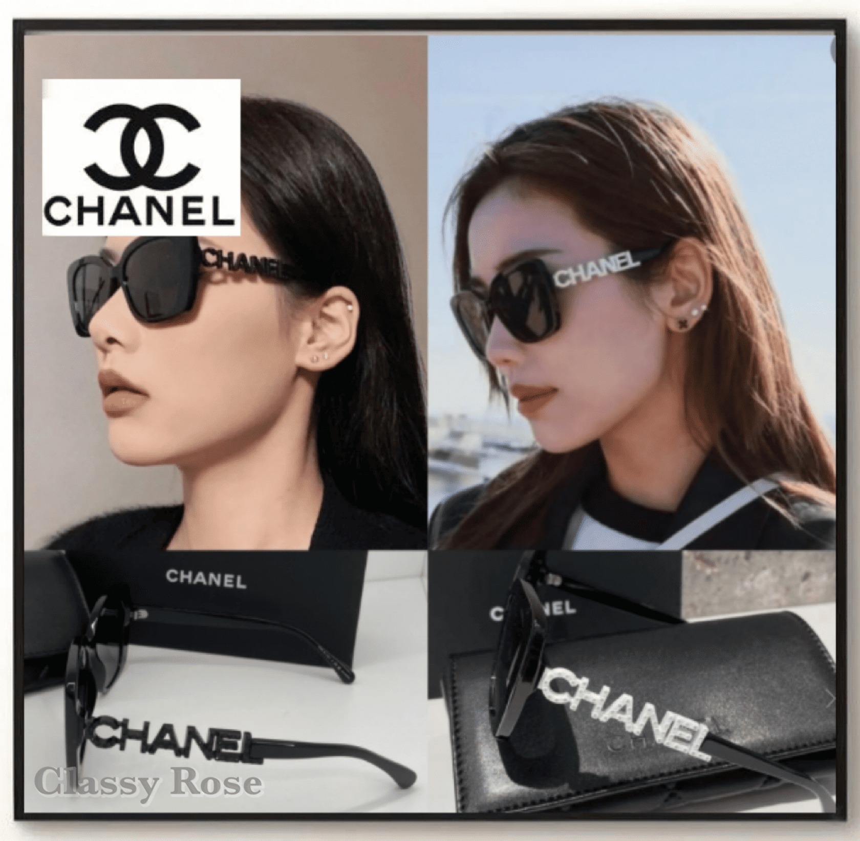 【CHANEL★ロゴが可愛い】シェイプ アイウェア