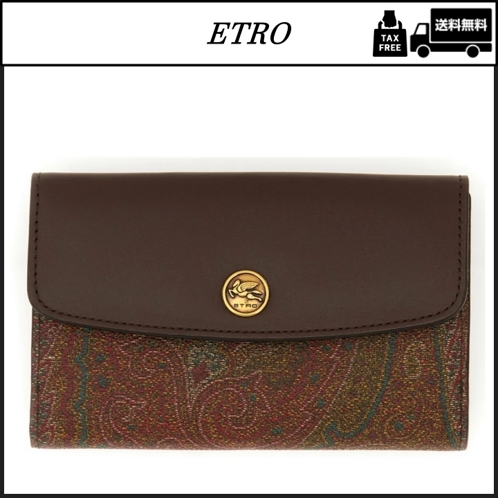 【ETRO】ペイズリー プリント ウォレット