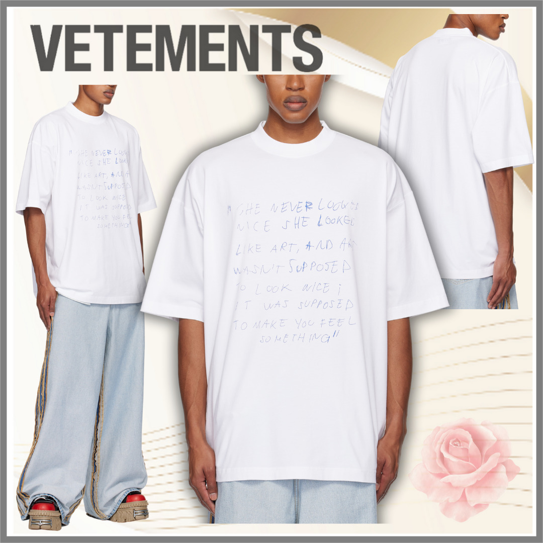 【VETEMENTS】She Never Looked Nice オーバーサイズ Tシャツ