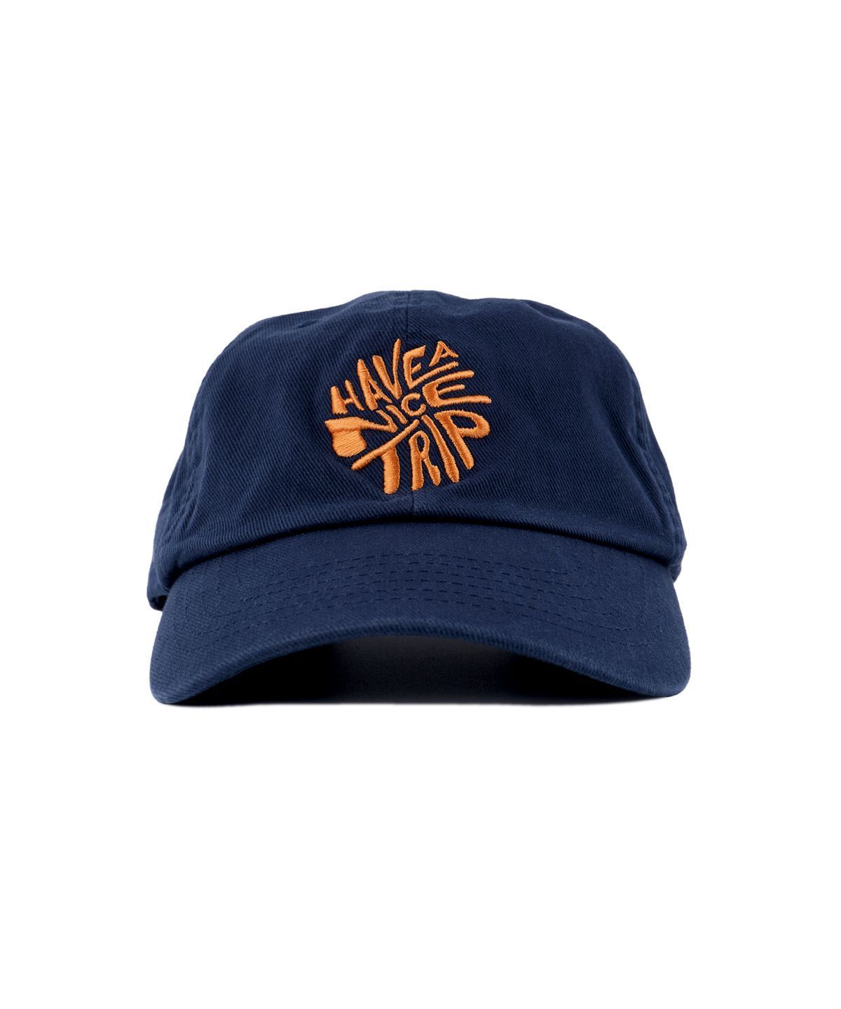HELLO■HNT Swirl Logo Ball Cap_Deep Blue■送料込