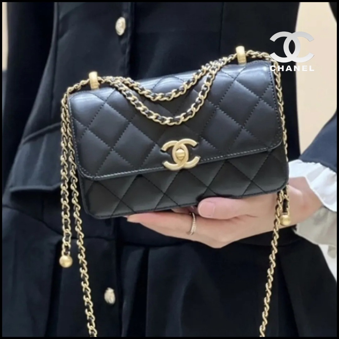 【オシャレ♪】CHANEL チェーンウォレット ショルダーバッグ