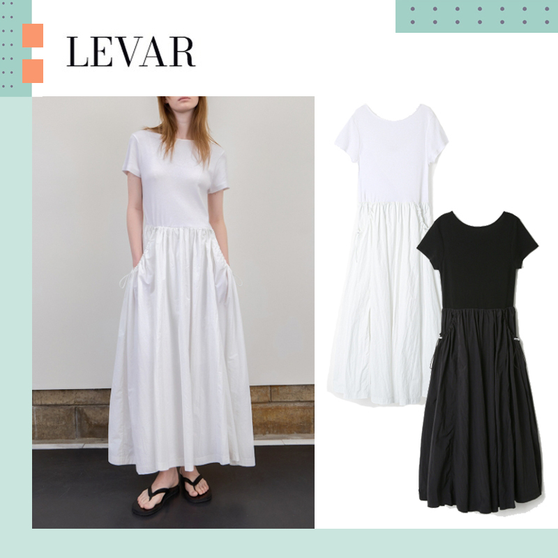 LEVAR ♥ Pocket Shirring Anorak Dress /追跡付