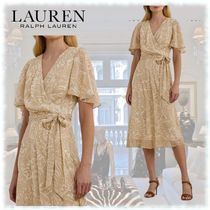 新作☆Ralph Lauren フローラル Vネック ワンピース