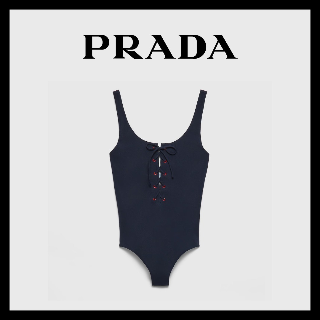 【PRADA】ワンピースストレッチジャージー水着☆直営店買付