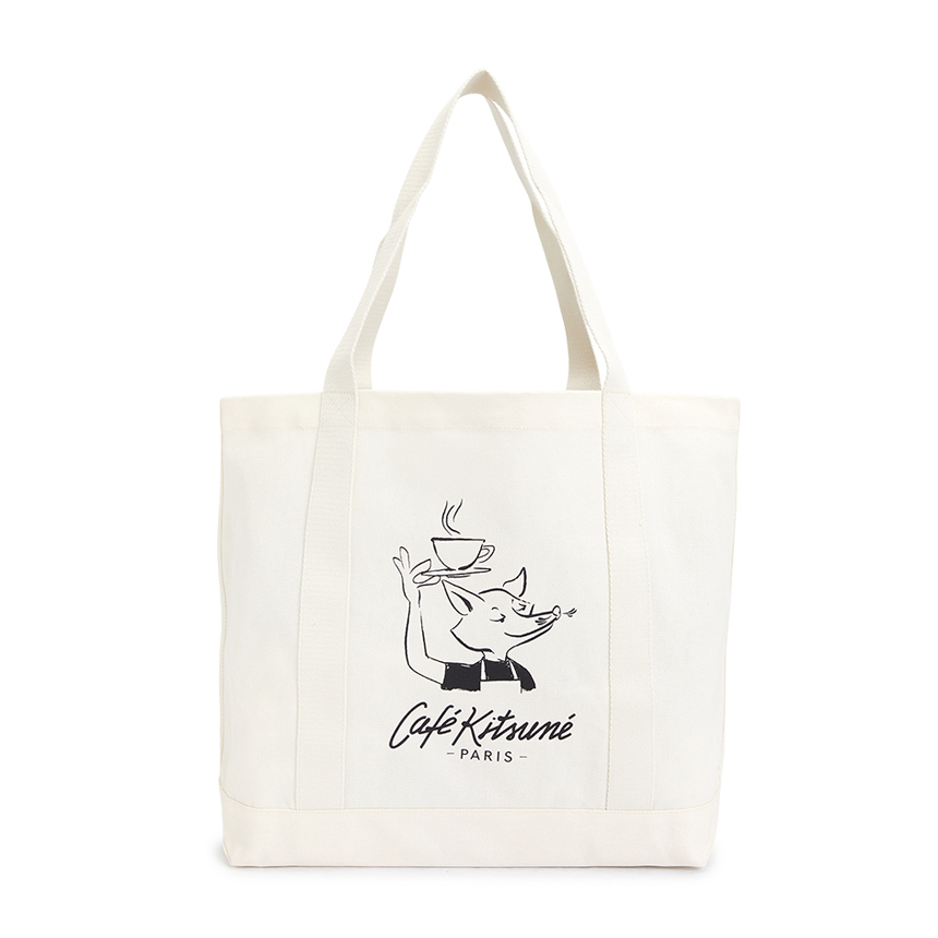 MAISON KITSUNE 男女兼用 トートバッグ CKMU05101WW9001 P709