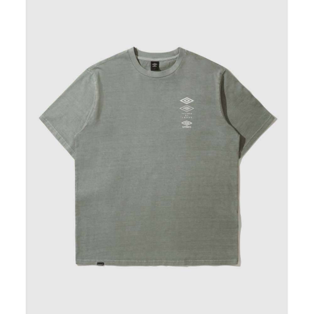 Tシャツ・カットソー UMBRO Pigment Quadruple Short Sleeve T-Shirt KhakiUP321CRS79