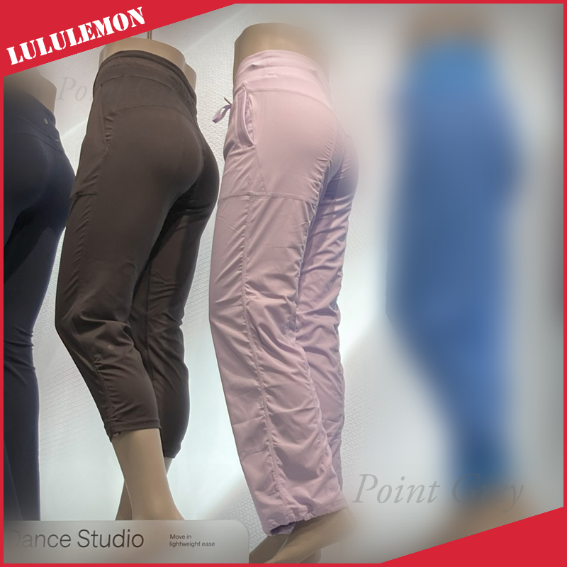 lululemon☆ 薄手でサラッと軽い♪ スタジオ・クロップパンツ