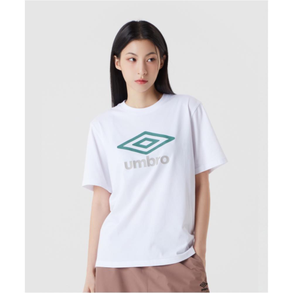 Tシャツ・カットソー UMBRO Essential Big Logo Short Sleeve T-Shirt White UQ123CRS