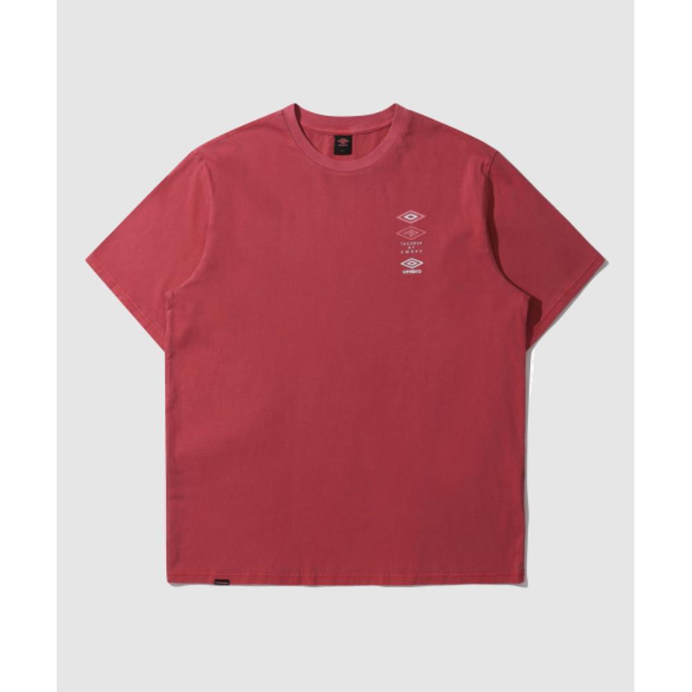 Tシャツ・カットソー UMBRO Pigment Quadruple Short Sleeve T-Shirt Red UP321CRS79