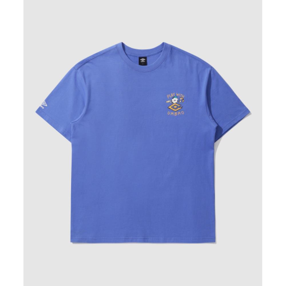 Tシャツ・カットソー UMBRO Flavor Graphic Loose Fit Short Sleeve T-shirt Violet B