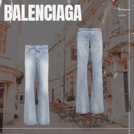 【BALENCIAGA】ローウエストパンツ ブルー