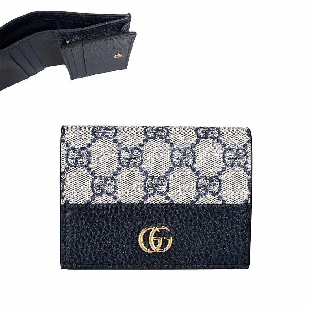 関税負担なし☆GUCCI グッチ ダブルG バイカラー ミニウォレット