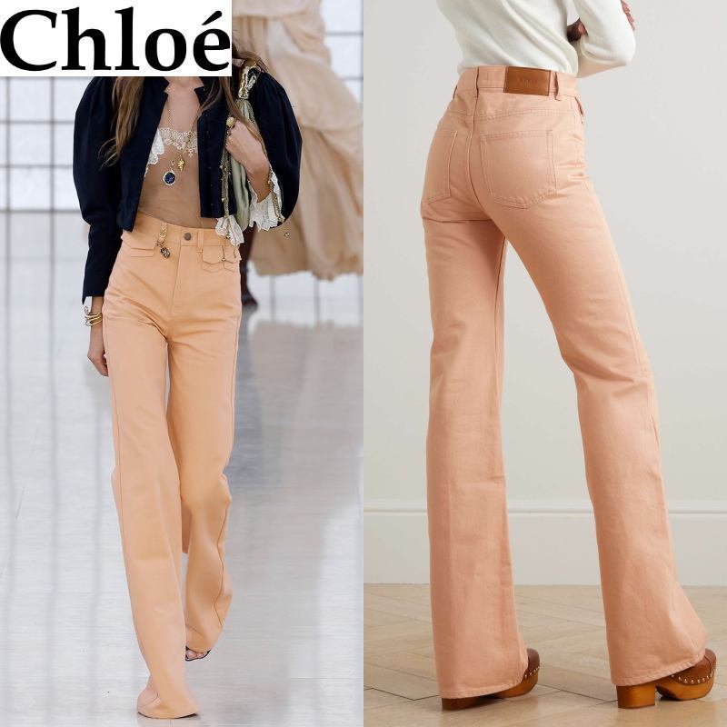 【Chloe】ピンクのデニムジーンズ
