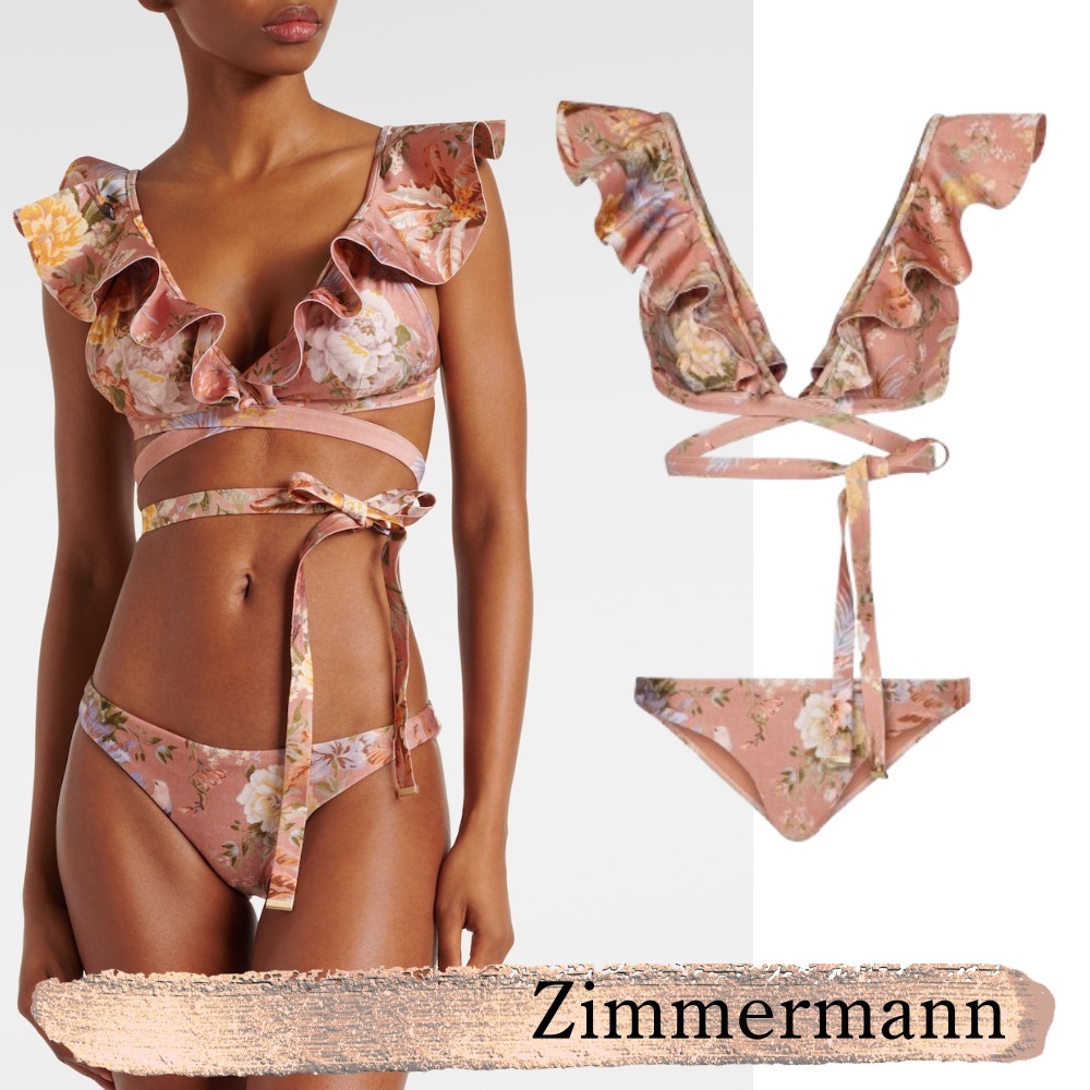 Zimmermann☆関税込☆Tallow ウォーターフォールフリル水着