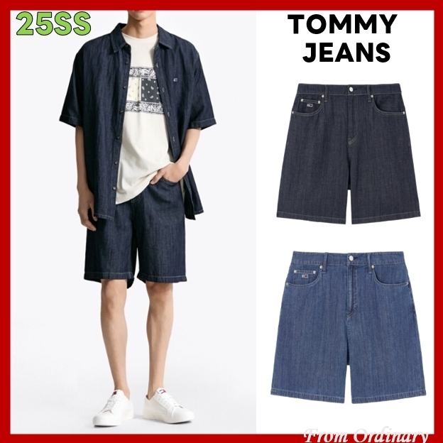 [ JEANS] Linen Denim Shorts★人気★