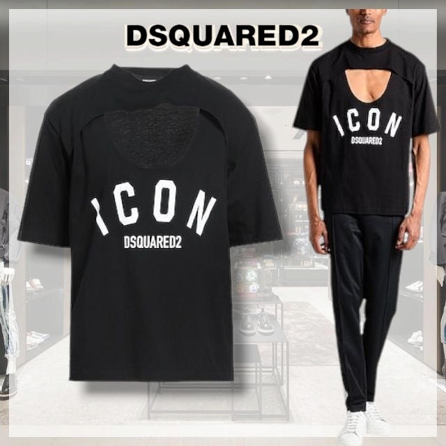 D SQUARED2* ロゴプリント クルーネック Tシャツ 半袖 送関込