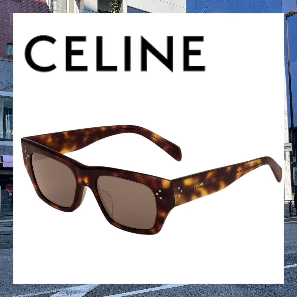 【夏の主役♪】CELINE ブラックフレーム 55 サングラス