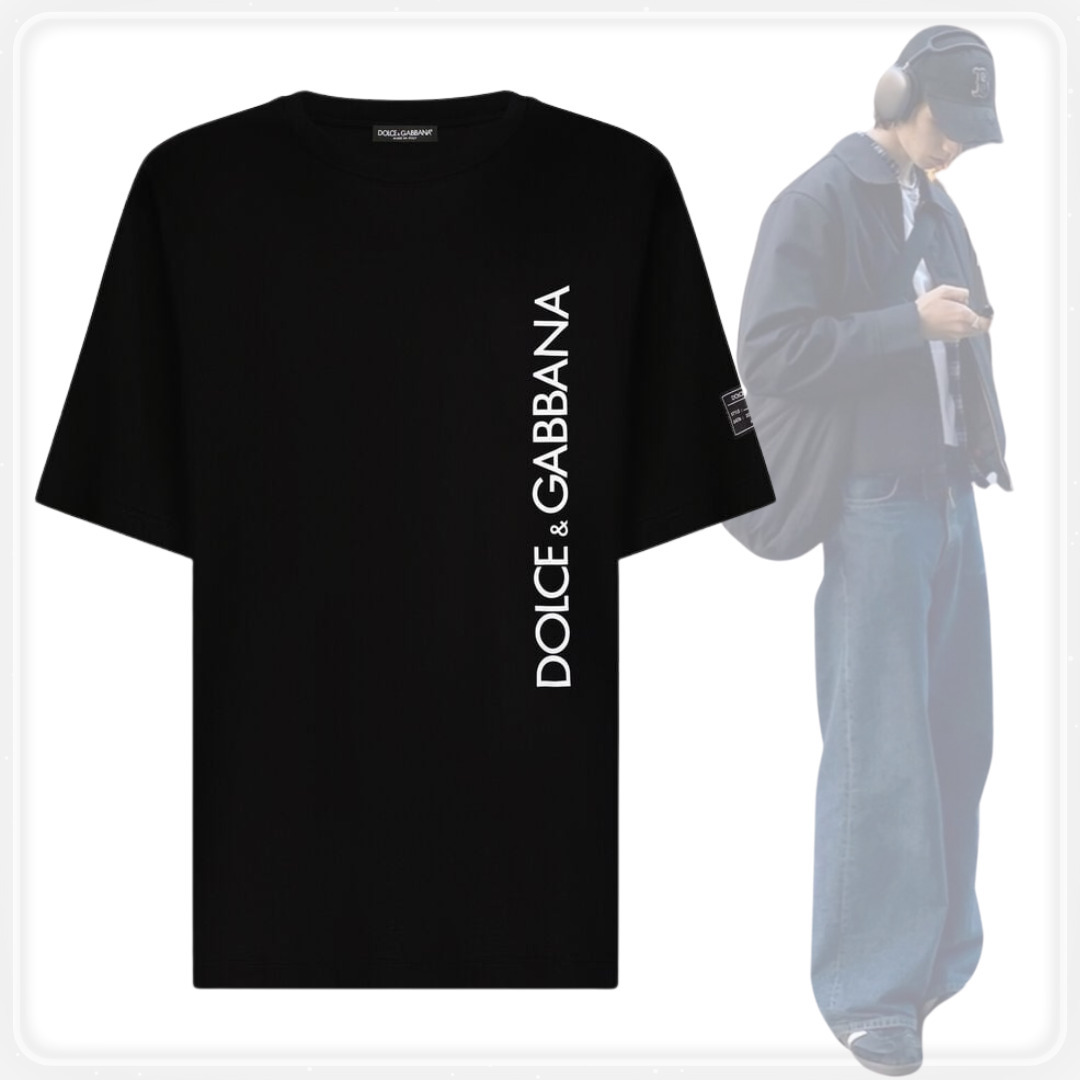 【DOLCE&GABBANA】Tシャツ ショートスリーブ バーティカルロゴ
