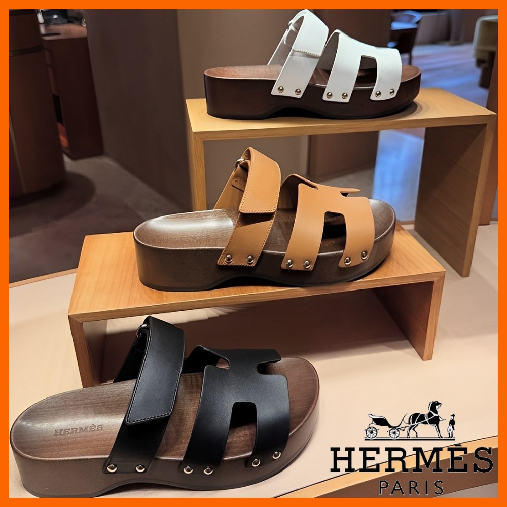 【希少品！即完売！】HERMES コスクロッグ サンダル