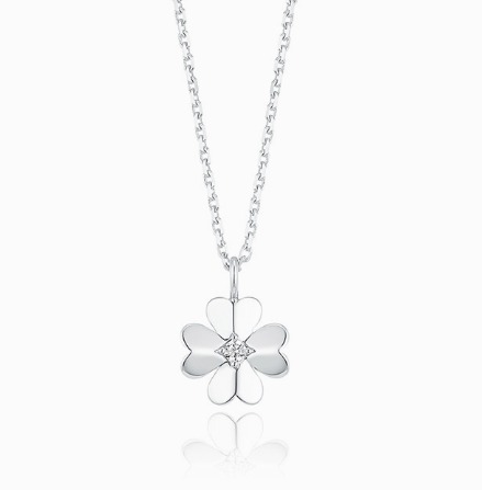 [LLOYD] 韓国☆Silver☆Lucky clover necklace