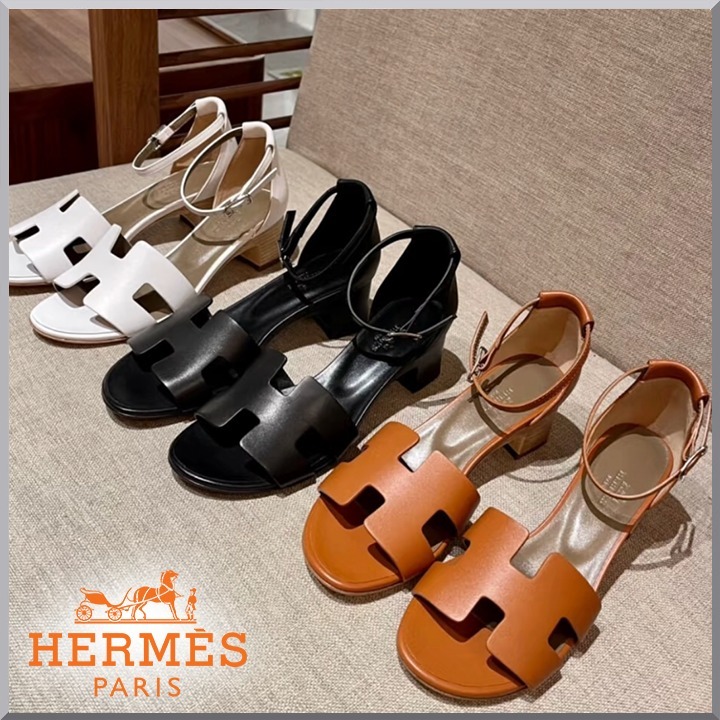 《人気♪3色》HERMES ストラップサンダル アンセンス 50 Encens