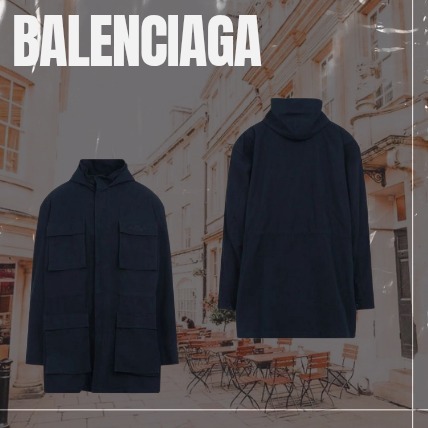 【BALENCIAGA】ユニフォームパーカ ブラック