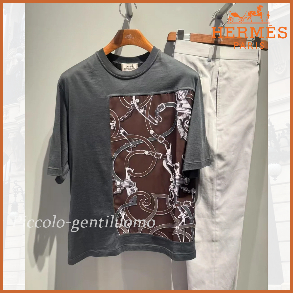 【極上のカジュアル♪】エルメス★Tシャツ スカーフ