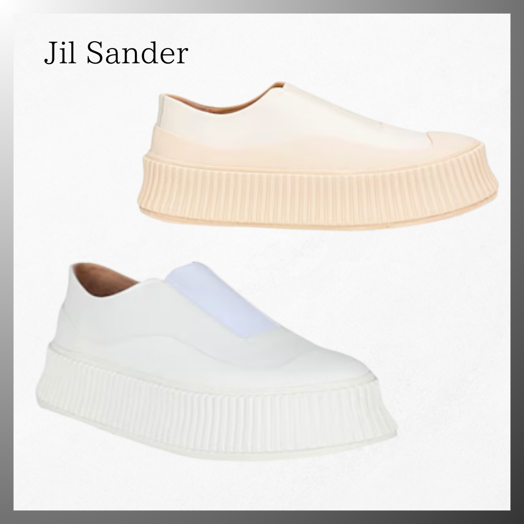 Jil Sander ◆ レザー フラット スニーカー 送料関税込