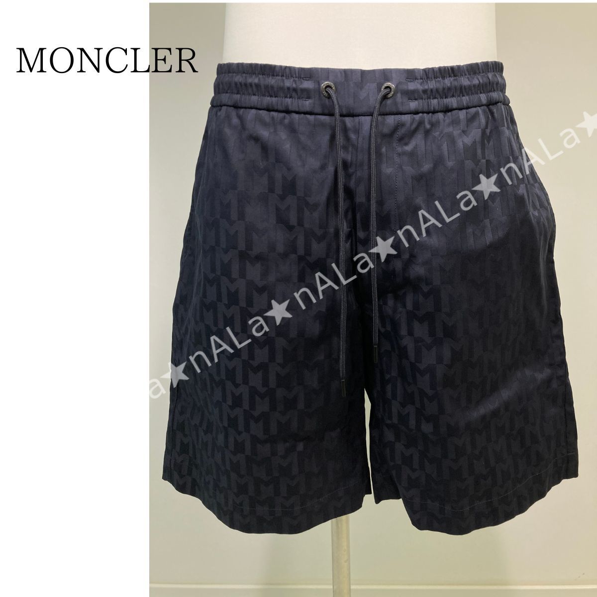 MONCLER モンクレール モノグラム ジャカード コットン ショーツ
