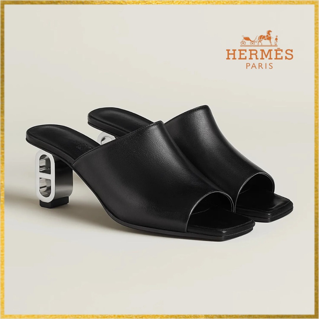 【レザーが上品♪】◆HERMES◆サンダル アイコニック