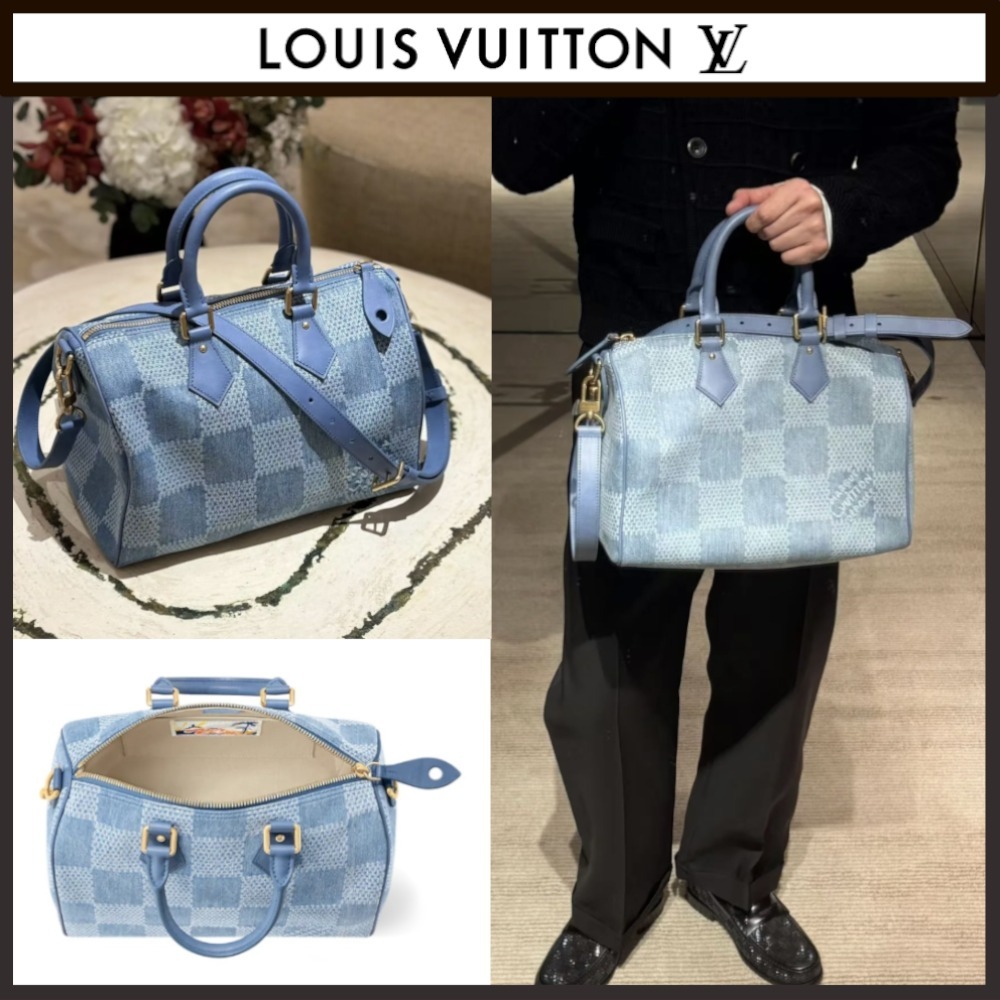 【デニム好き必見】Louis Vuitton スピーディ ショルダーバッグ