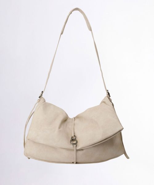 【SCULPTOR】Folded Slouchy Bag Dirty Ivory