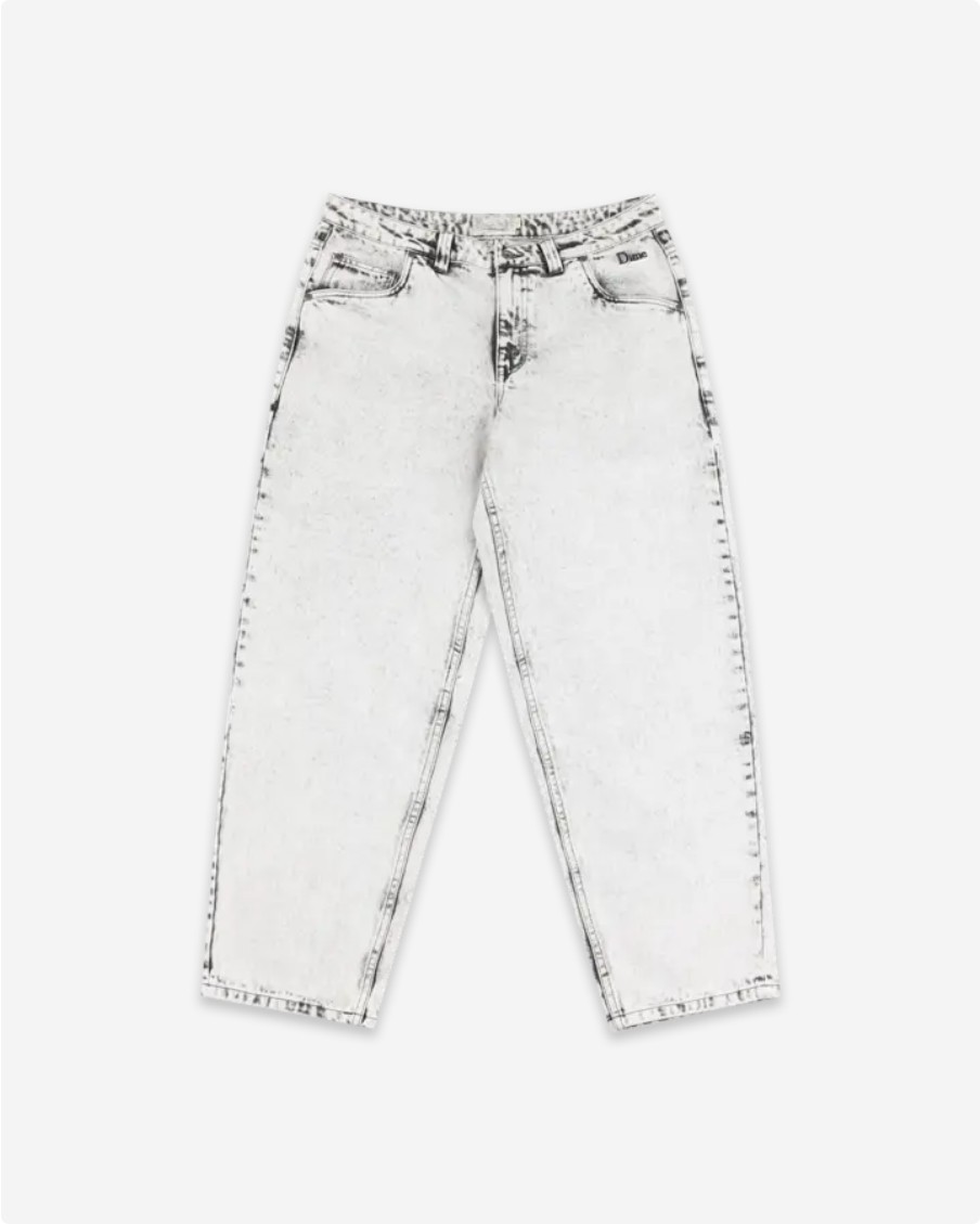 【DIME】 Classic Baggy Denim Pants / Smoke White