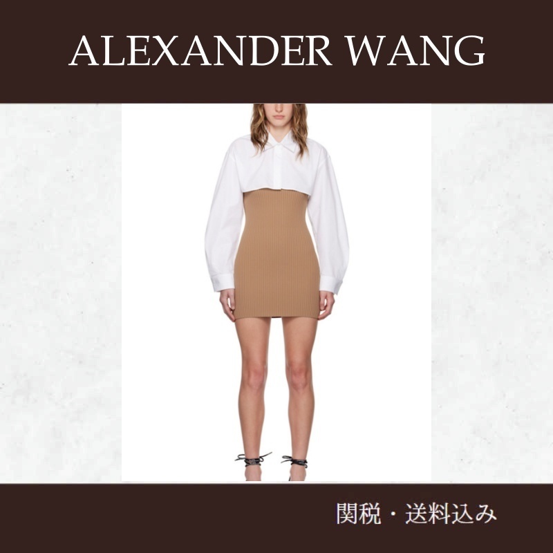 Alexander Wang ☆ キャミ＆ボタンアップ ミニワンピース