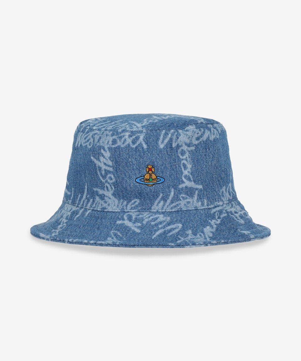 《VIVIENNE WESTWOOD》 ロゴ バケットハット