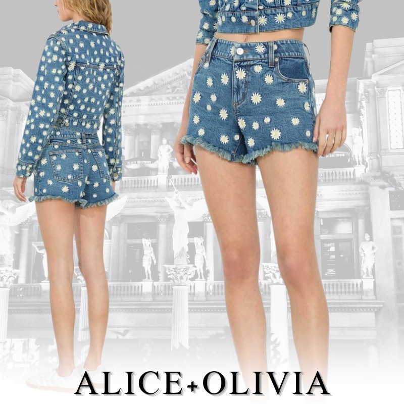 ALICE+OLIVIA アリスアンドオリビア デニムショートパンツWARREN